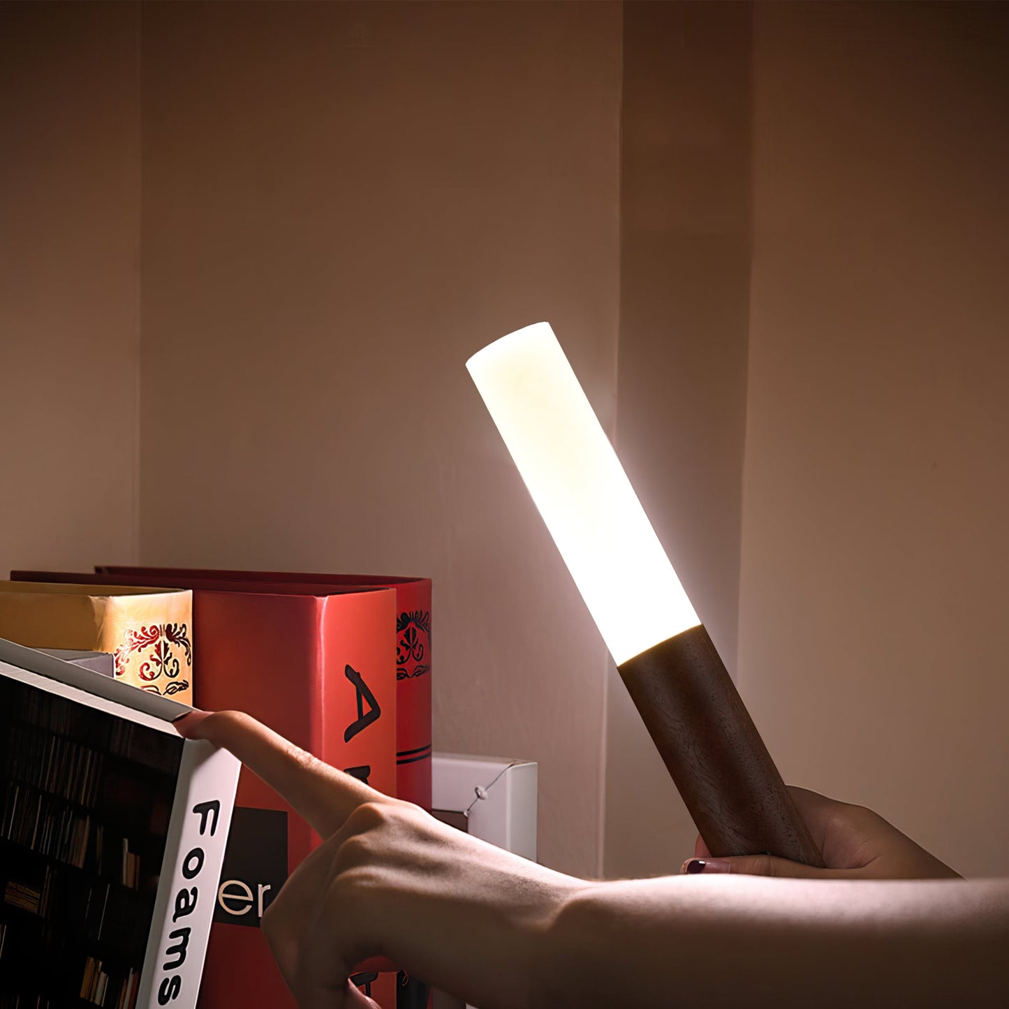 Rechargeable Motion Sensor Wall Sconce Magnet LED Night Lights Stick