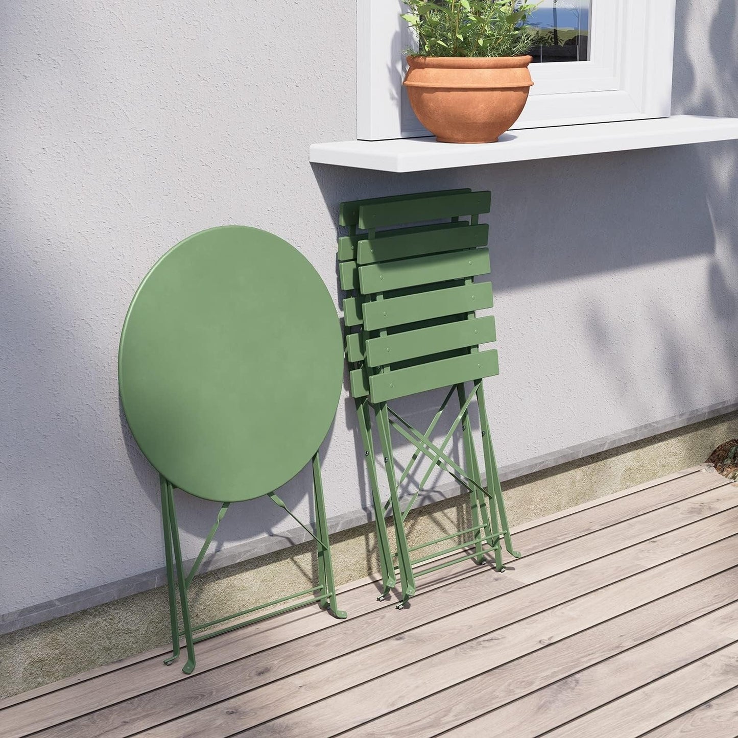 Round 2 Person - 23.6 Long Bistro Set