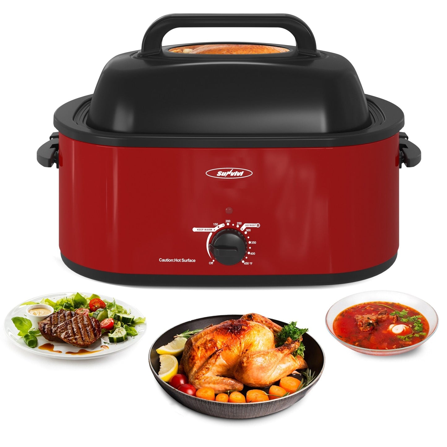 Royalcraft Roaster Oven with Removable Pan
