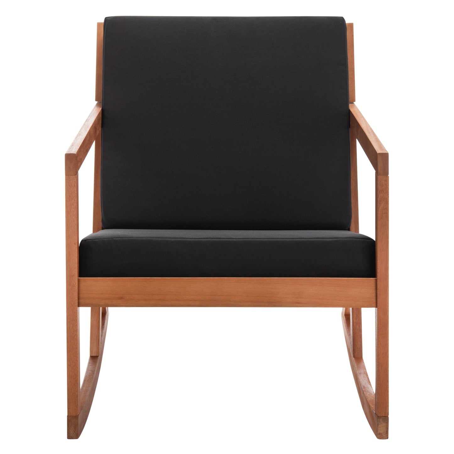 SAFAVIEH Outdoor Makaila Rocking Chair with Cushion - 26W x 31D x 38H