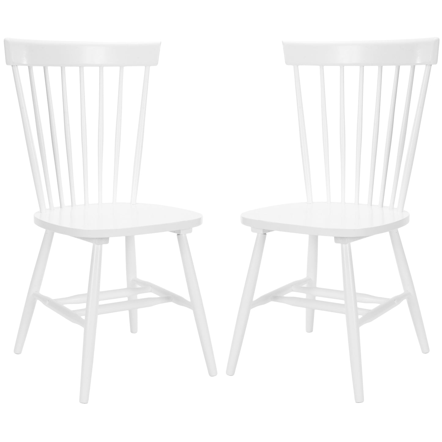 SAFAVIEH Suhair Spindle Farmhouse Dining Chair (Set of 2) - 20.5 x 21 x 36 - 21W x 21D x 36H