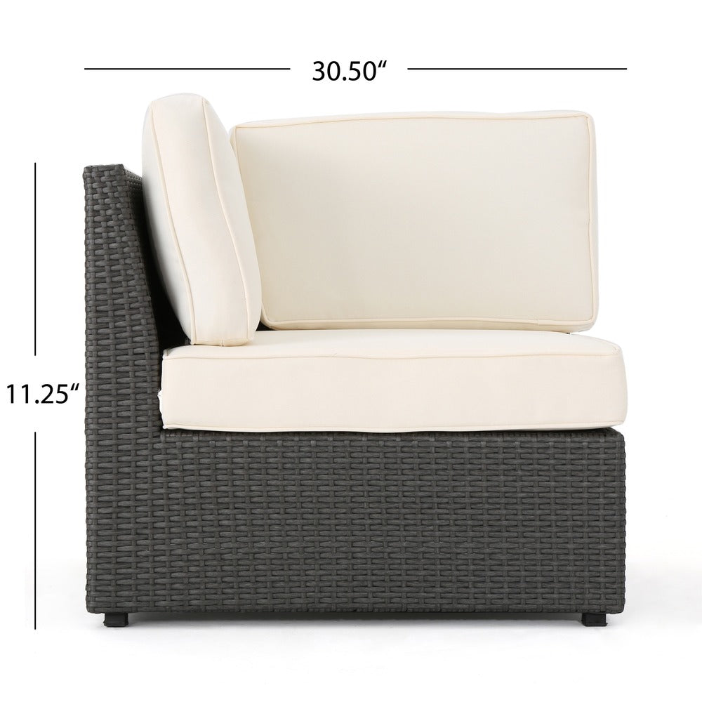 Santa Cruz Outdoor 8-piece Sectional Set by Christopher Knight Home