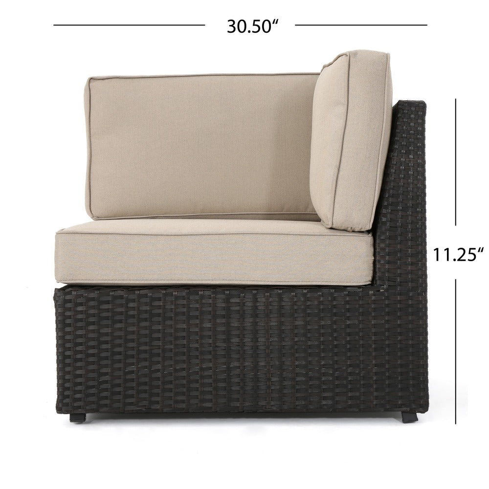 Santa Cruz Outdoor 8-piece Sectional Set by Christopher Knight Home