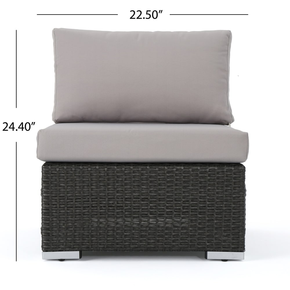 Santa Rosa Outdoor 8-piece Wicker Sectional Sofa Set with Cushions by Christopher Knight Home