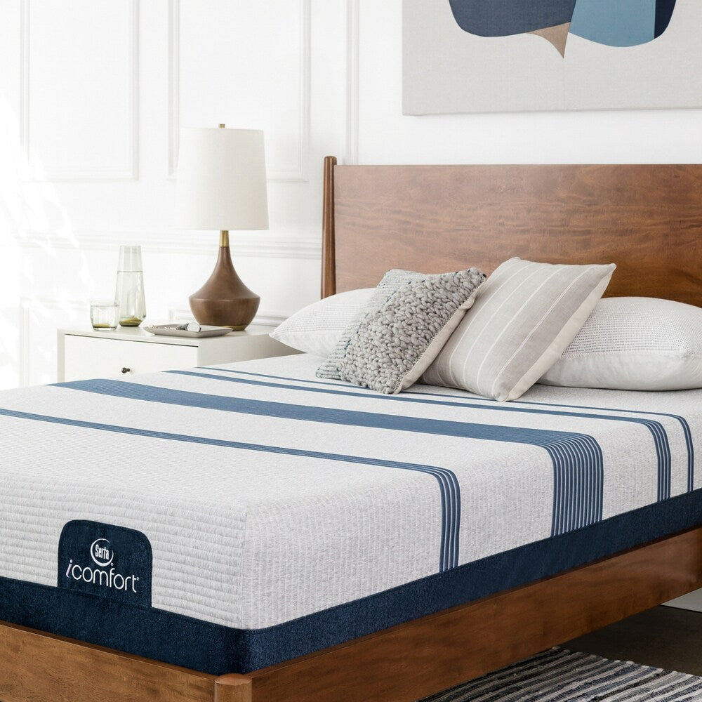 Serta iComfort Blue 300 11-inch Gel Memory Foam Mattress and Adjustable Bed Set