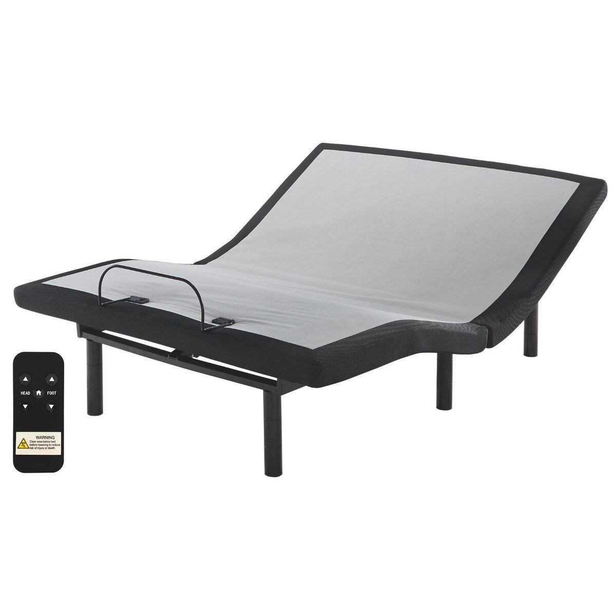 Signature Design by Ashley Palisades 10 Inch Foam Mattress with Head-Foot Model-Good Adjustable Bed Frame