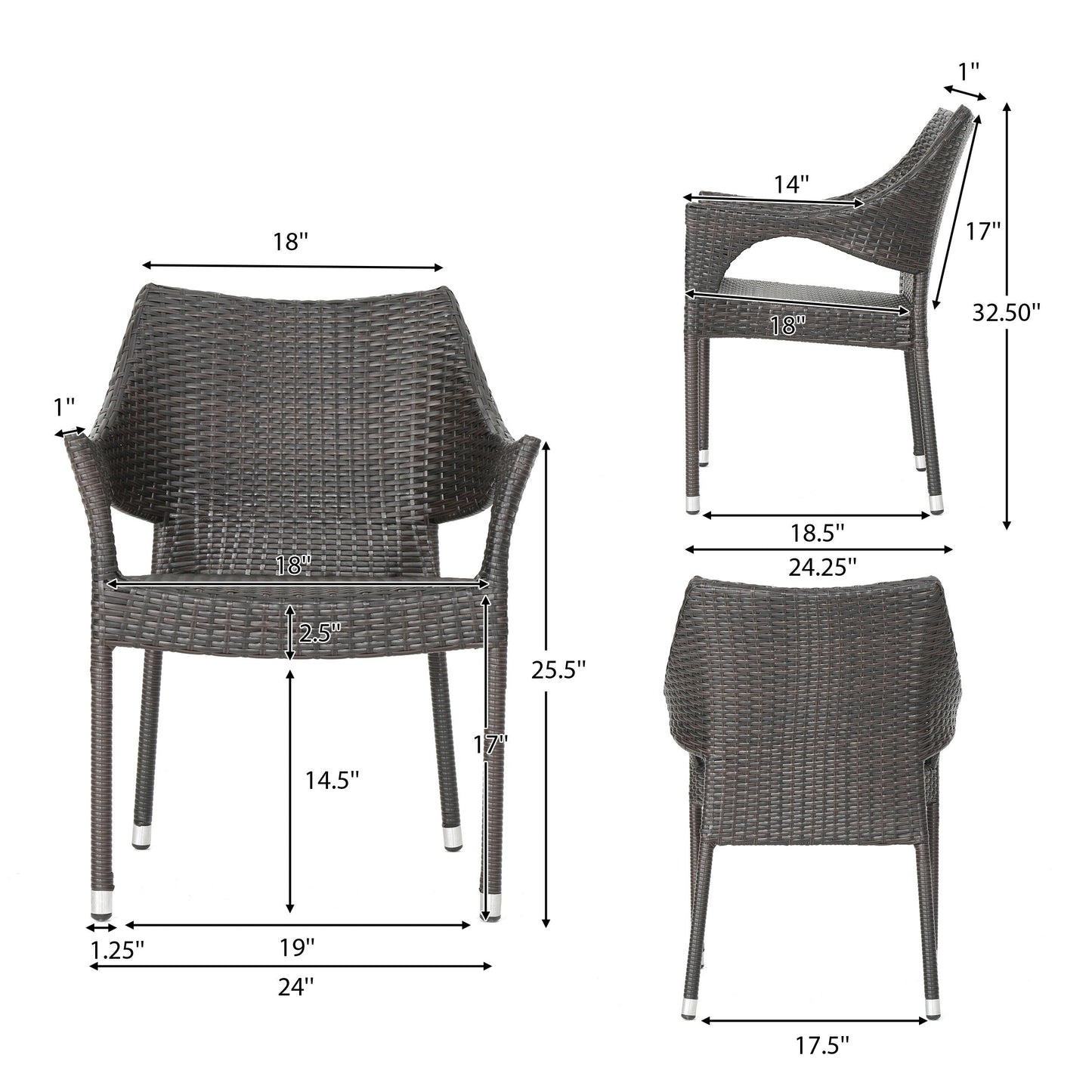 Sinclair Outdoor 7-piece Wicker Dining Set by Christopher Knight Home