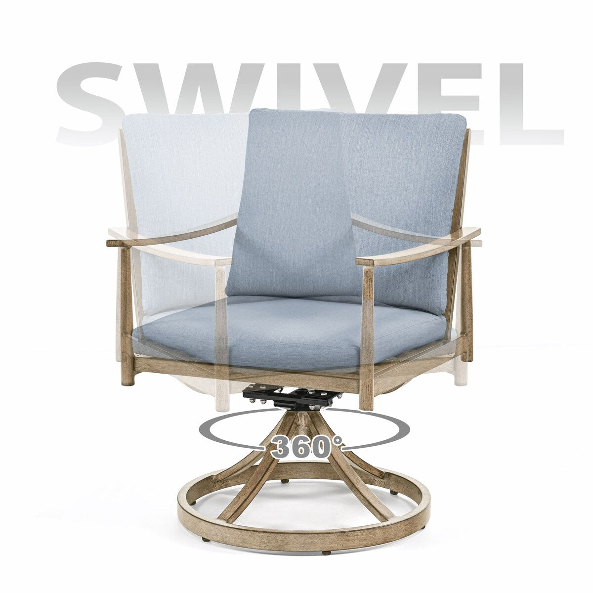 SleekLine 7-Piece Aluminum Patio Dining Set with Webbing Chair Back and Removable Cushions