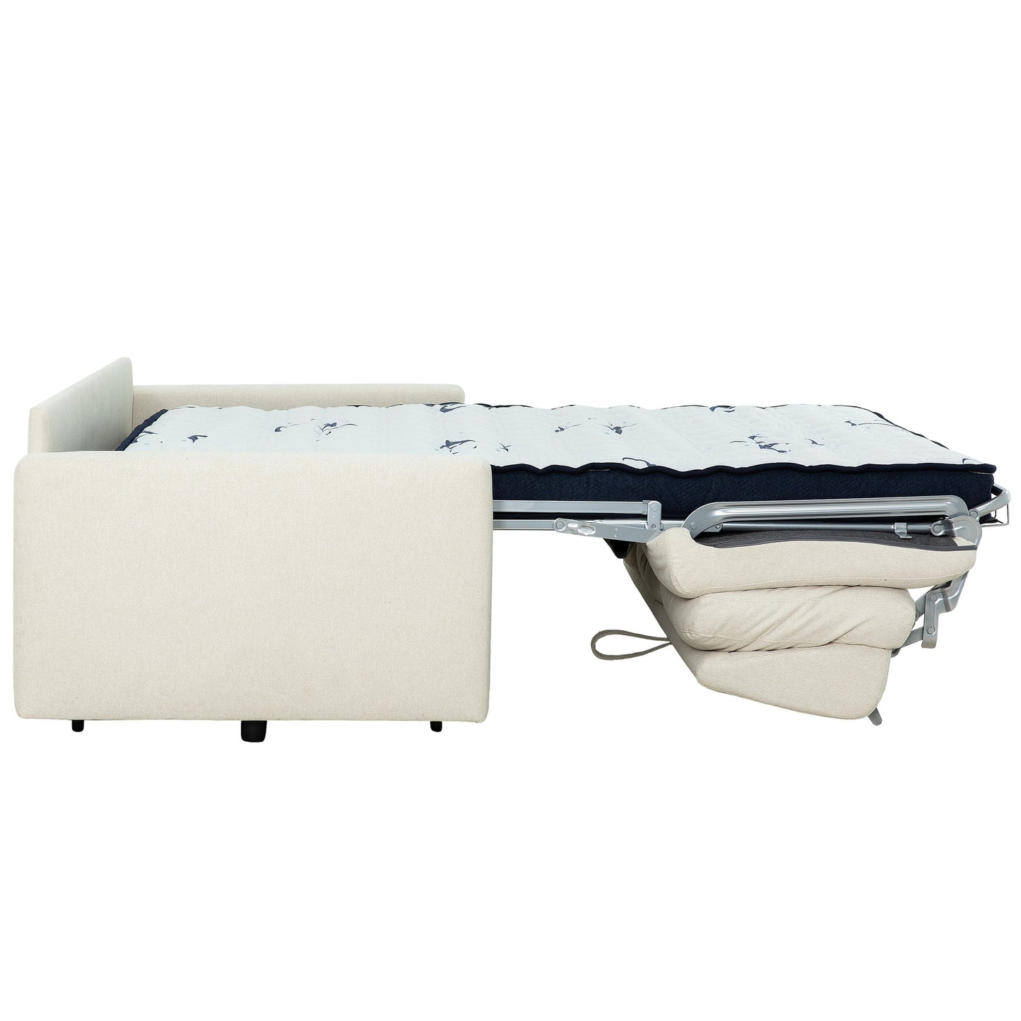 Stearns & Foster® Paolo 82 in. Queen Sleeper Sofa with 5in Memory Foam Mattress