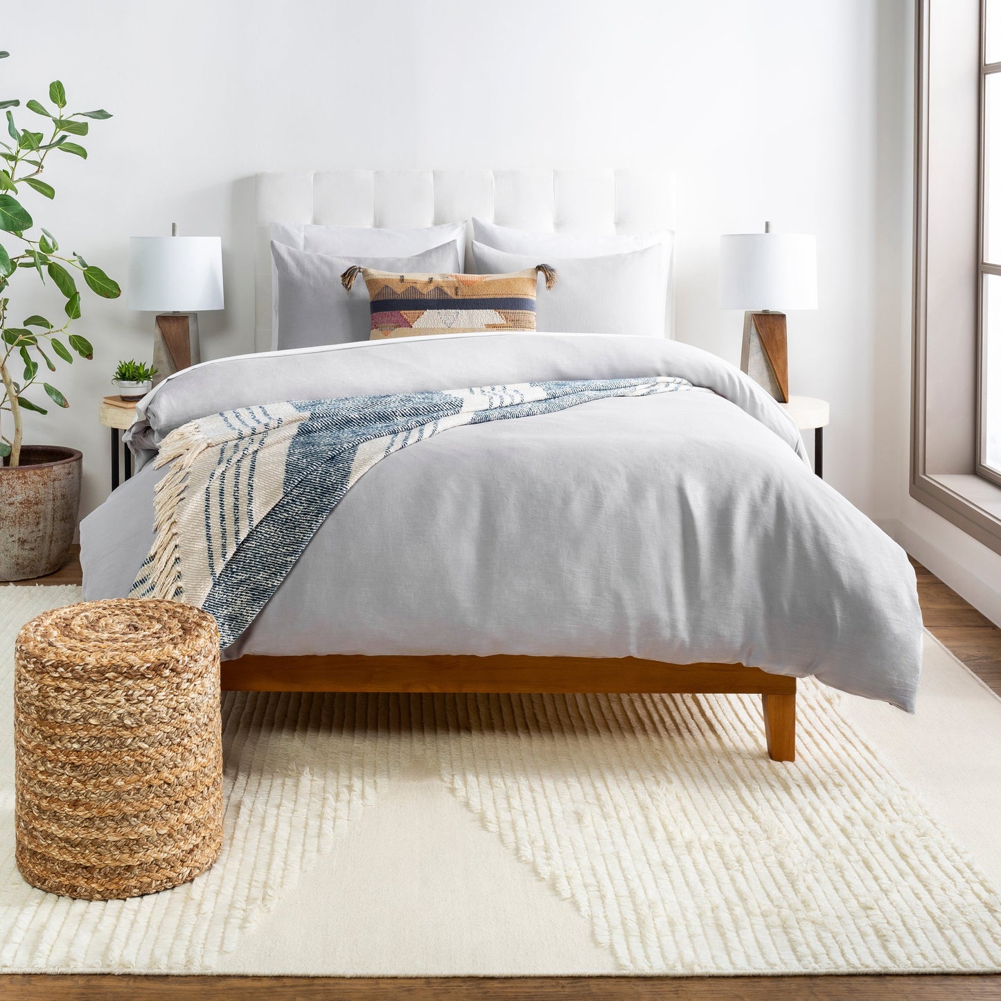 Artistic Weavers Suzzy Solid Linen Duvet Cover Set