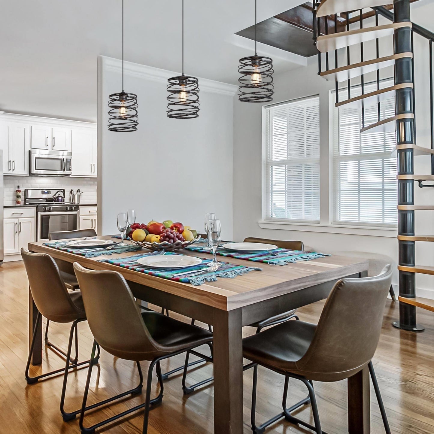 The Gray Barn Farmhouse 1-Light Pendant Light for the Kitchen Island Dining Room
