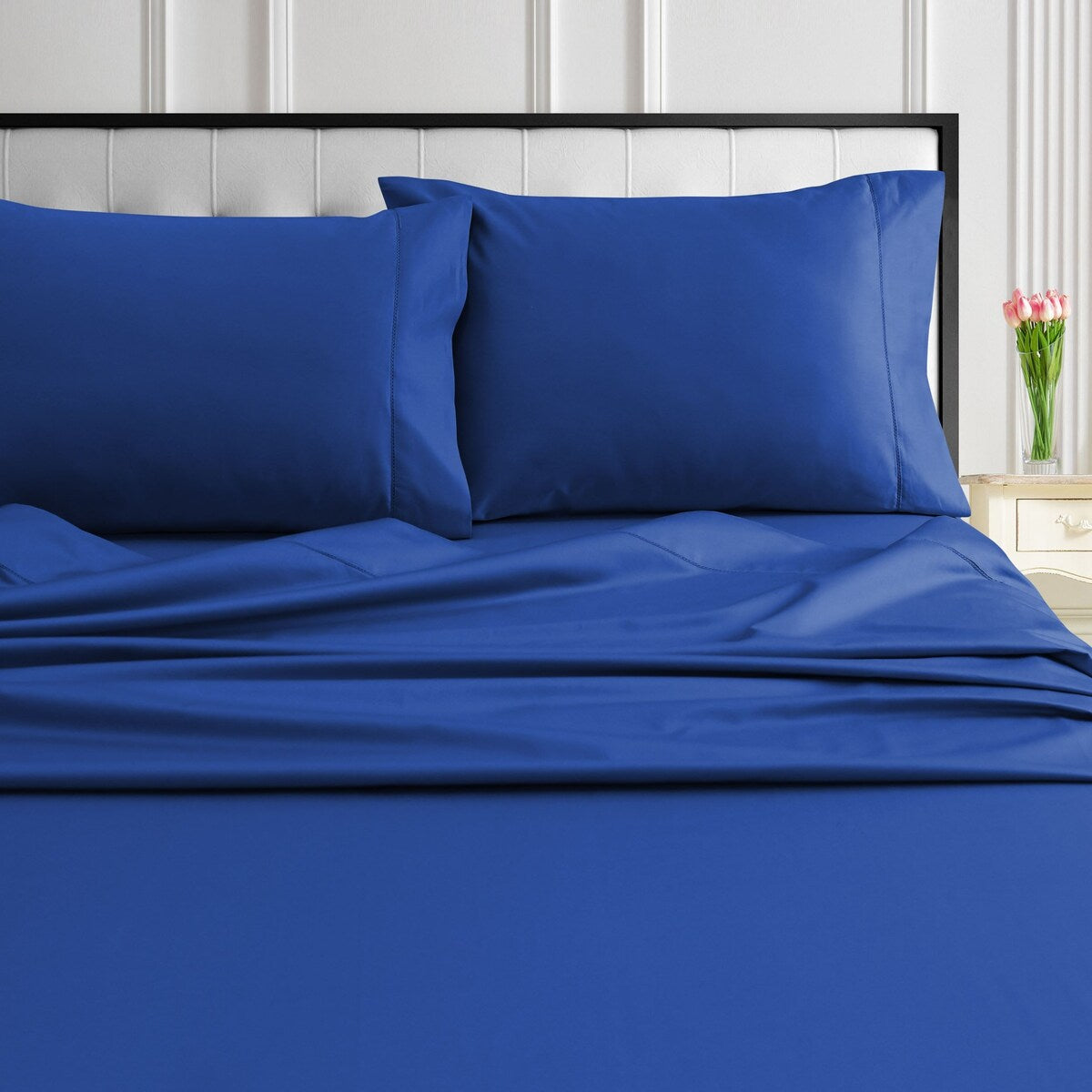 Tribeca Living 1000 Thread Count Egyptian Cotton Pillowcases(Set of 2)