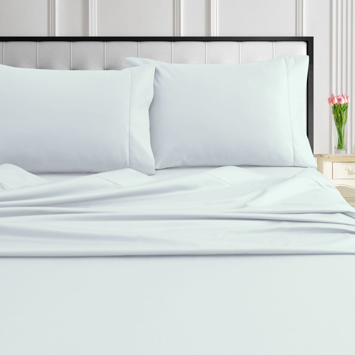 Tribeca Living 1000 Thread Count Egyptian Cotton Pillowcases(Set of 2)