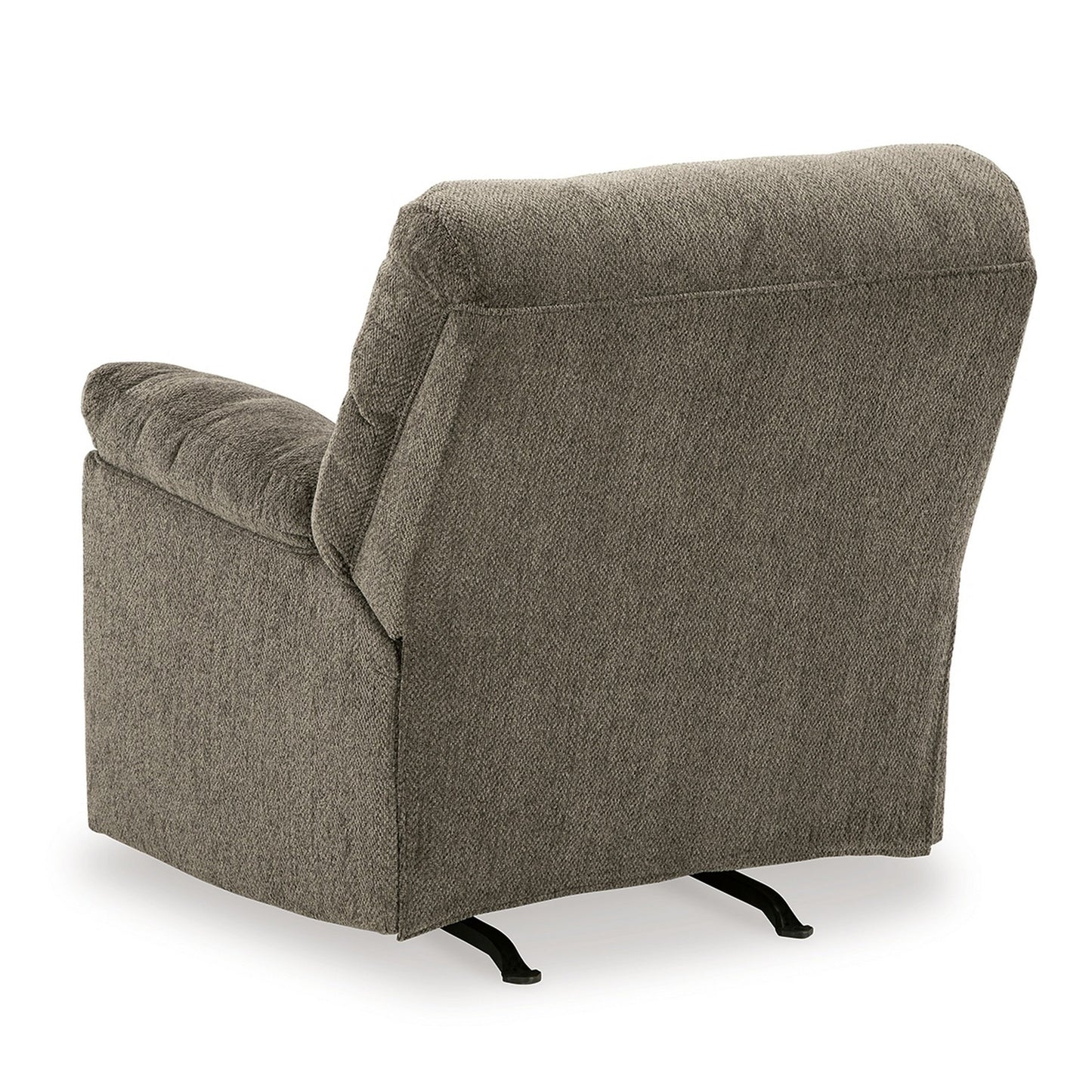 Tul Rocker Recliner Chair, Poly Fiber Foam Fill, Putty Gray Polyester