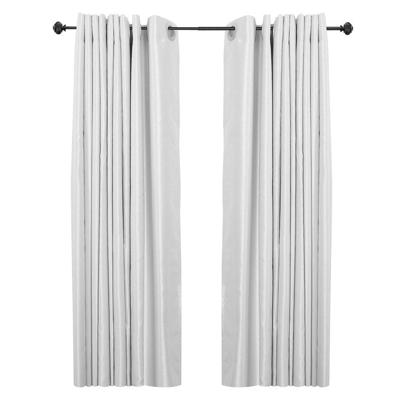 UTOPIA ALLEY Wall Mounted 3/4 Inch Curtain Rod - Adjustable Drapery Rods, Gold Curtain Rods, Bedroom Decorative Curtain Rods