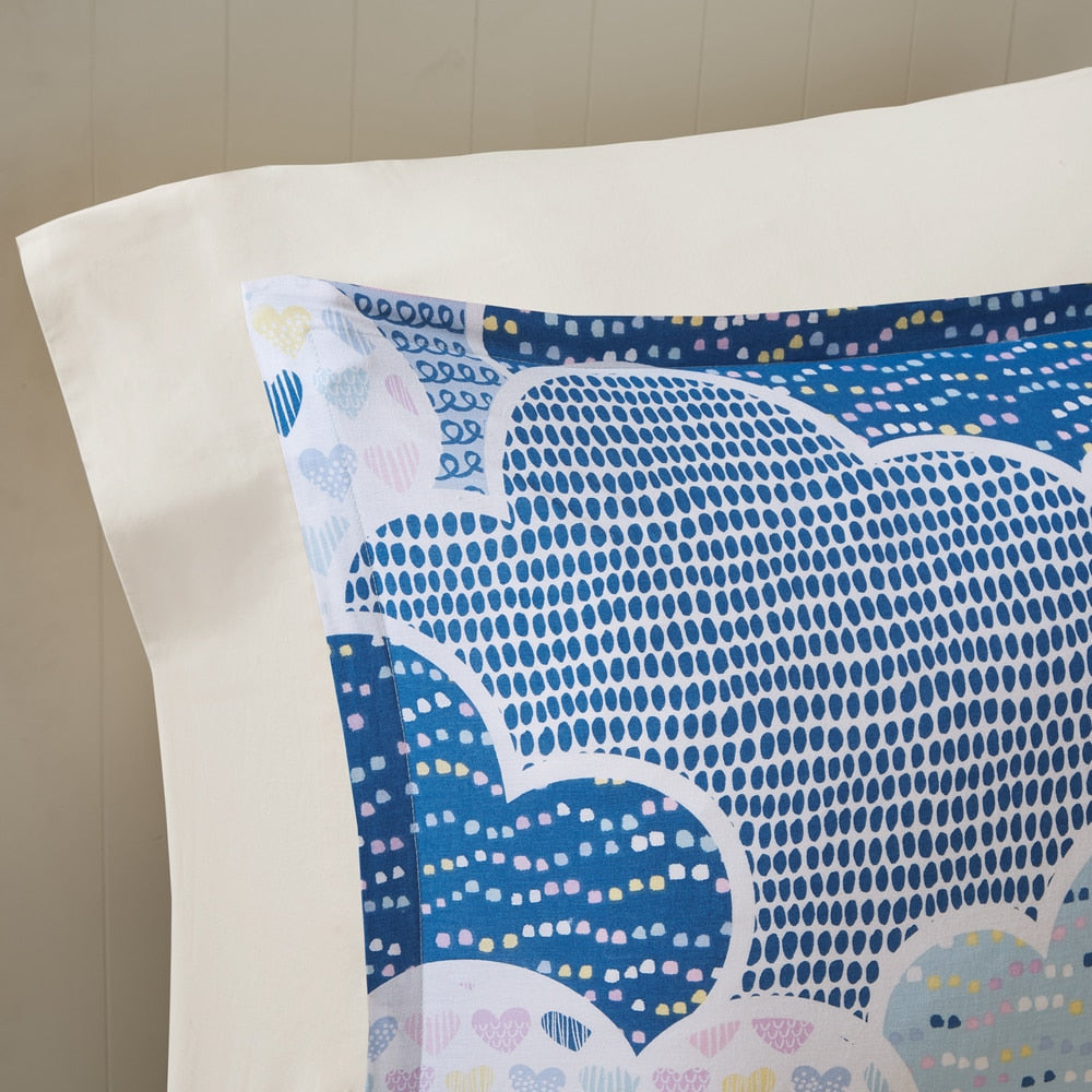 Intelligent Design Kids Bliss Blue Cotton Printed Comforter Set