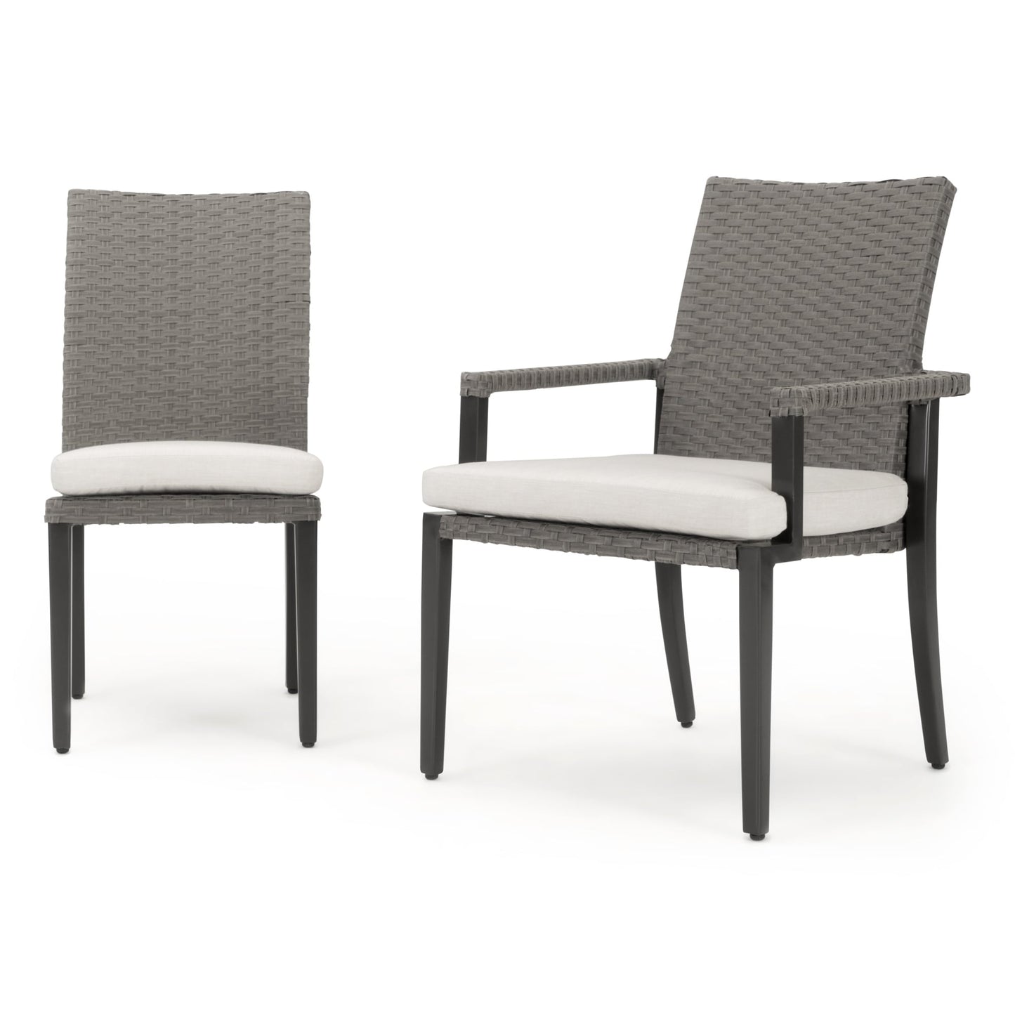 Vistano 9 Piece Sunbrella Outdoor Patio Dining Set - Gray