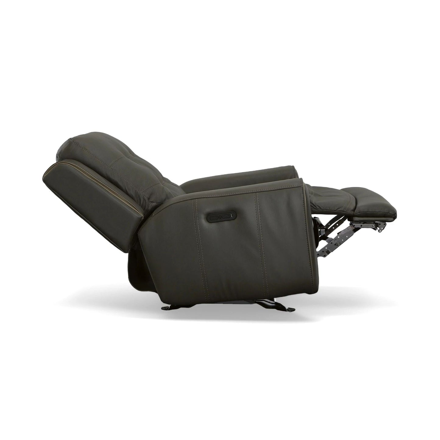 Wicklow Leather Power Gliding Recliner with Power Headrest by Flexsteel