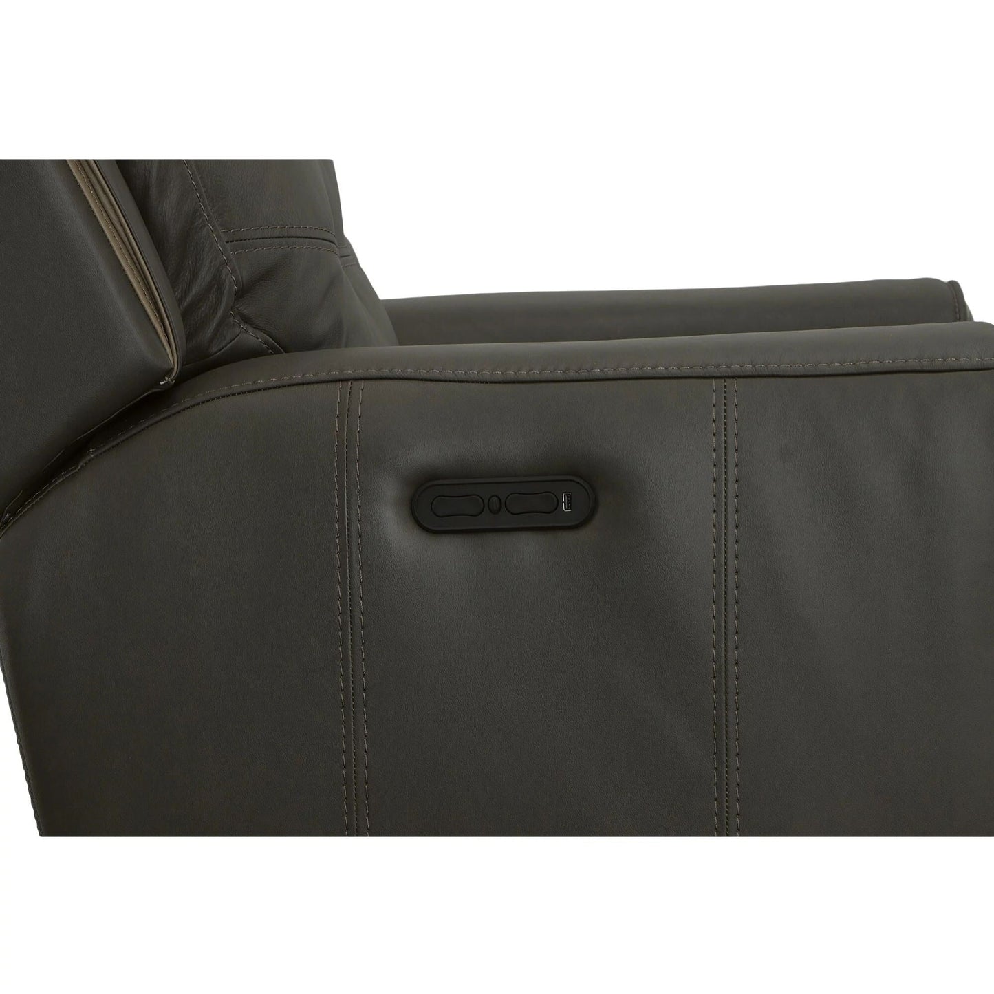 Wicklow Leather Power Gliding Recliner with Power Headrest by Flexsteel