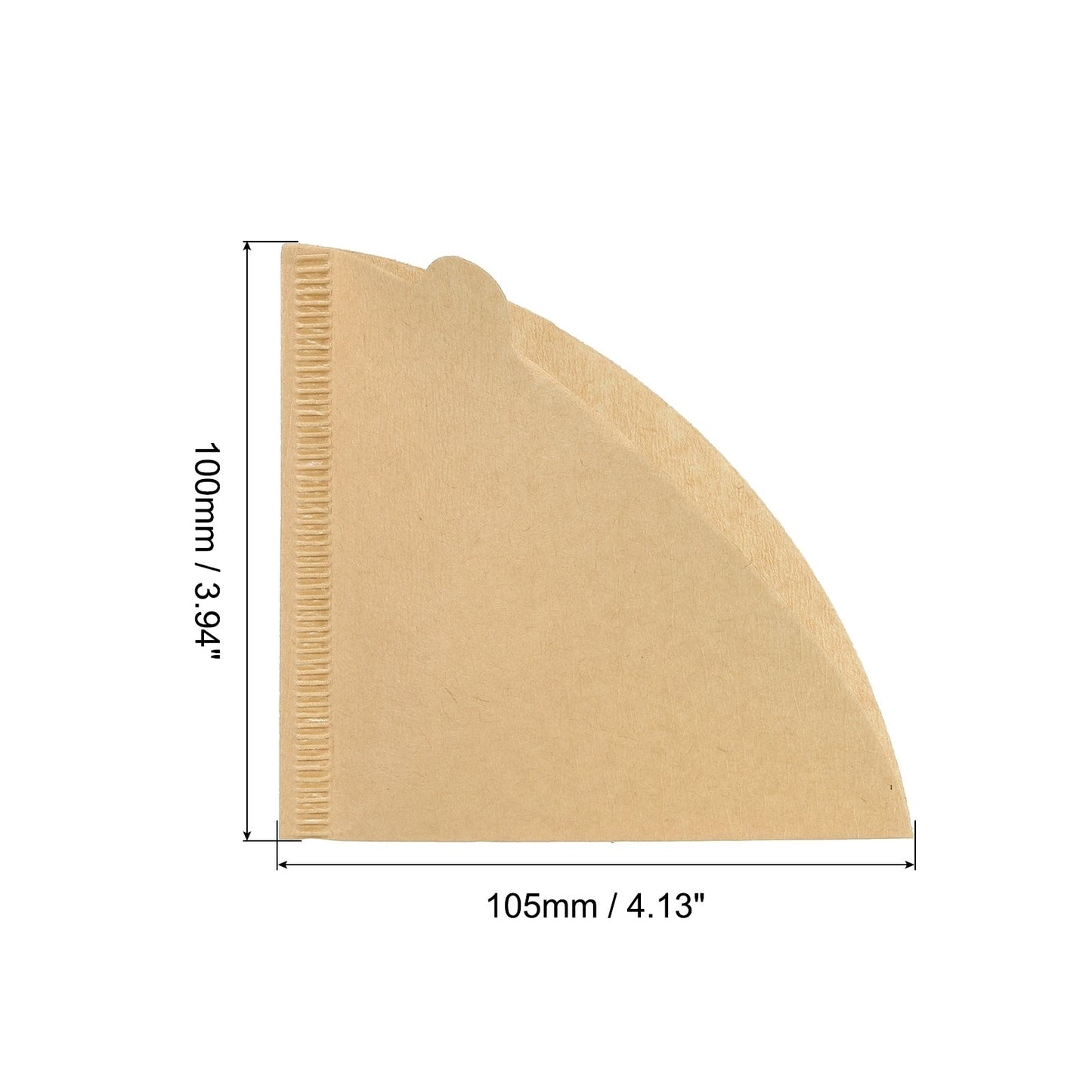 Cone Coffee Filters, Pack of 100 - Natural Brown