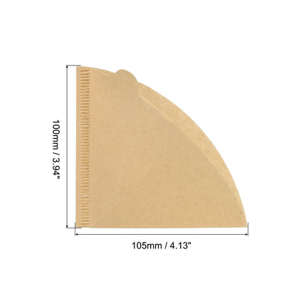 Cone Coffee Filters, Pack of 100 - Natural Brown