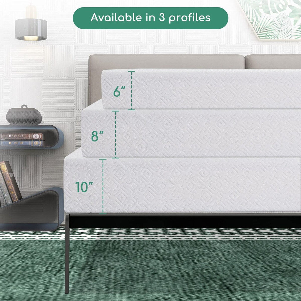 10 Inch Bed Mattress with CertiPUR-US Foam for Supportive, Cooler Sleeping & Pressure Relief
