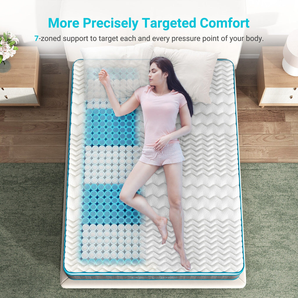 10-Inch Luxury Hybrid Memory Foam Mattress