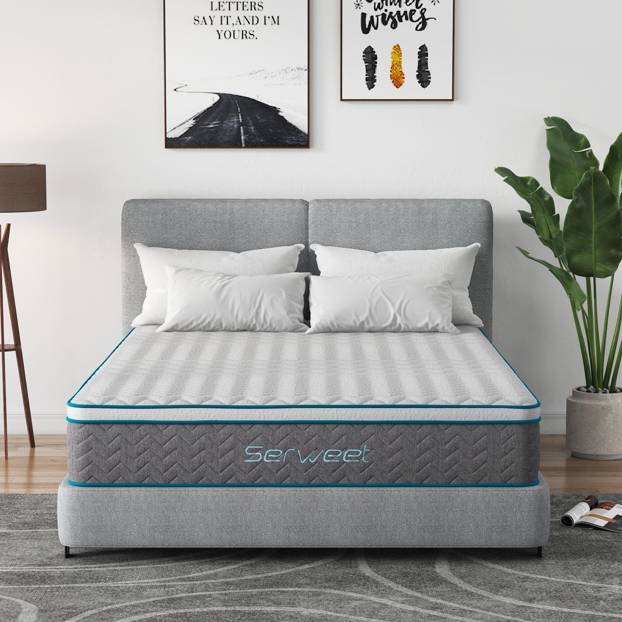 10-Inch Luxury Hybrid Memory Foam Mattress