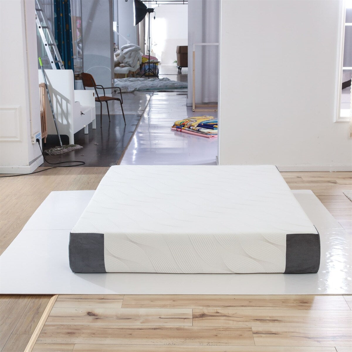 10 Inch Memory Foam Mattress Twin Size Contoured Support for Bedroom