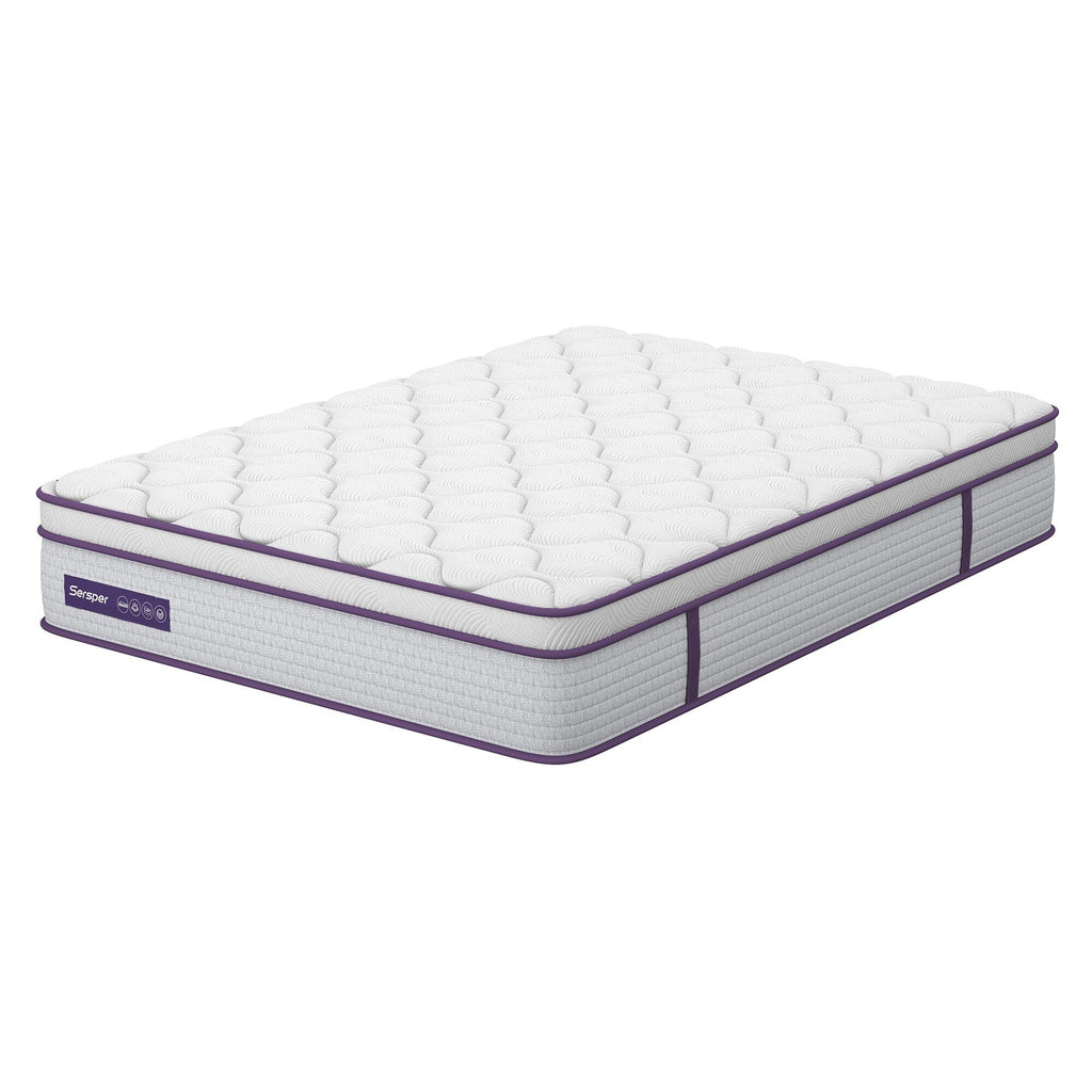 10 Inch Twin/ Full/ Queen Memory Foam Hybrid Mattress,Euro Top Mattress in a Box