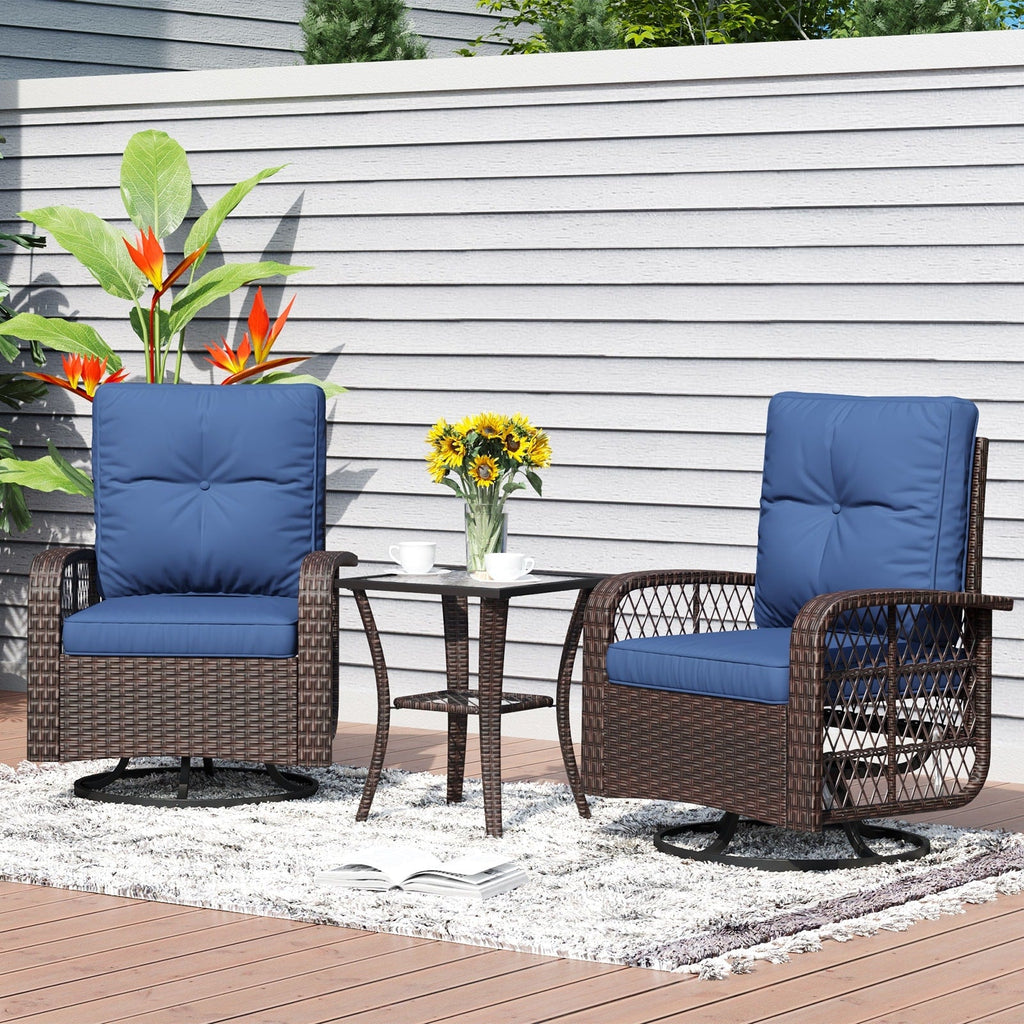 10-Piece Wicker Sectional Sofa Set