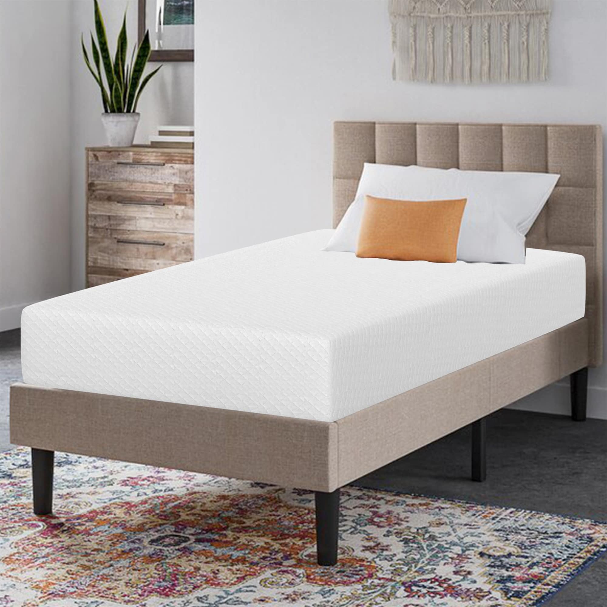 10 in. Gel-Infused Memory Foam Mattress