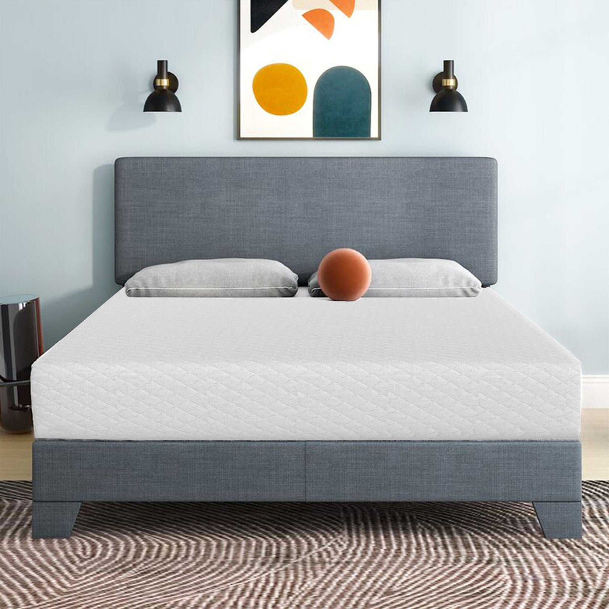 10 in. Gel-Infused Memory Foam Mattress