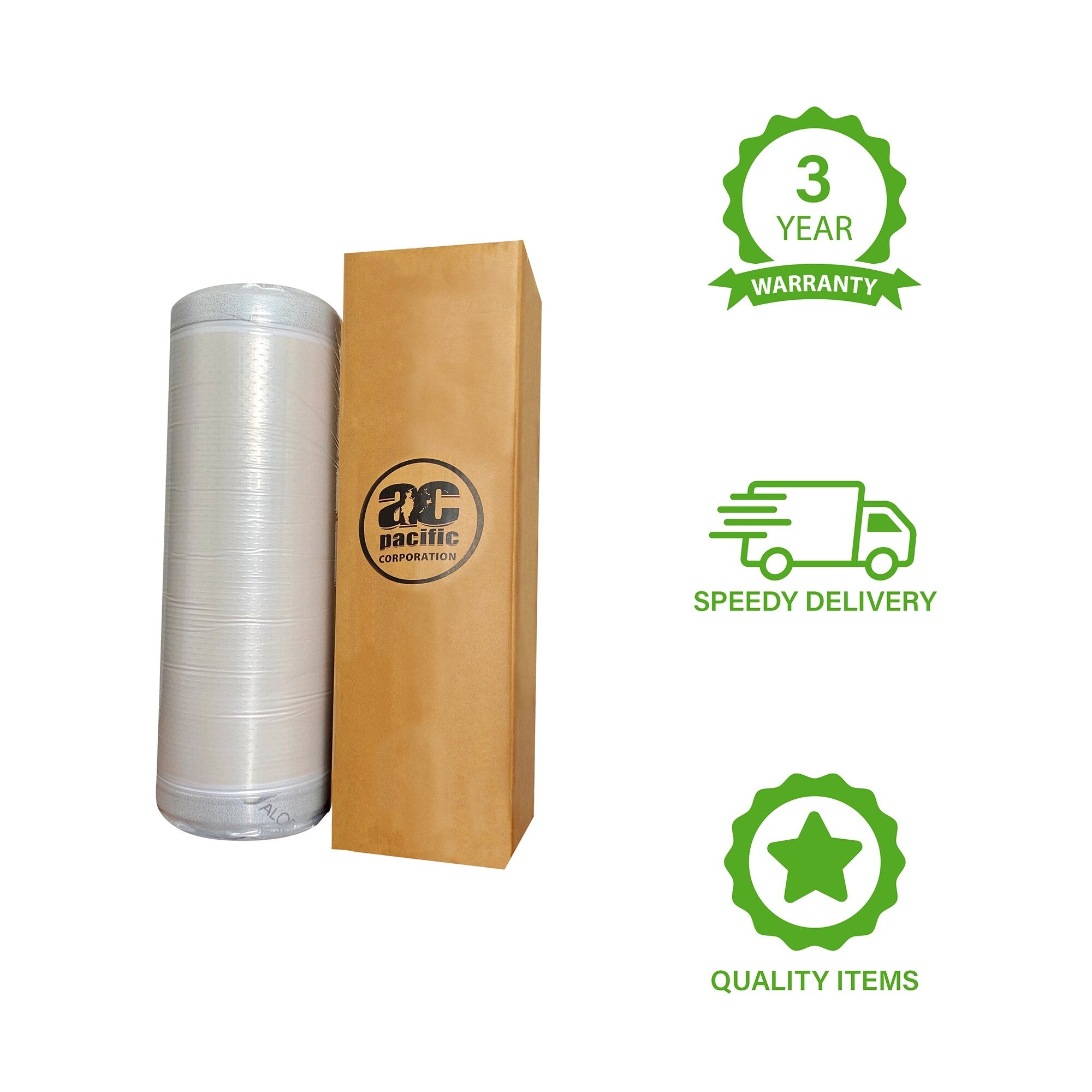 10 in. Pocket Coil Mattress with High-Density Foam