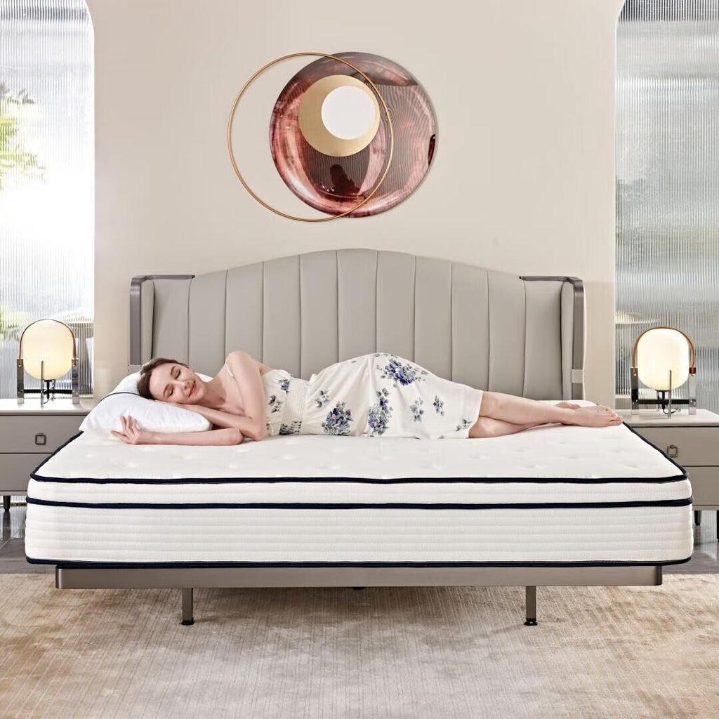 10 inch Gel Memory Foam Independent Bagged Spring Mattress in a Box
