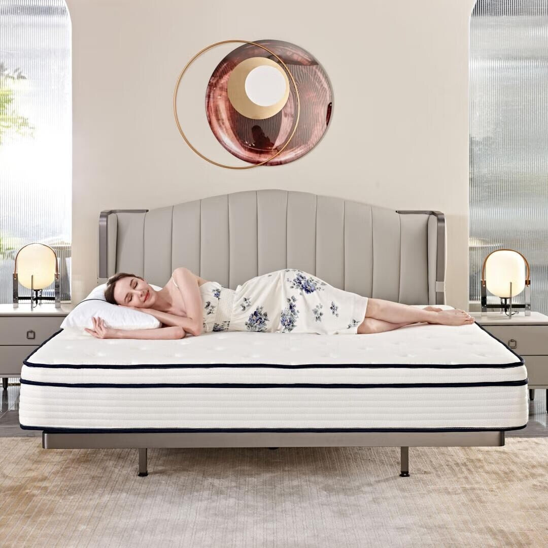 10 inch Gel Memory Foam Independent Bagged Spring Mattress in a Box