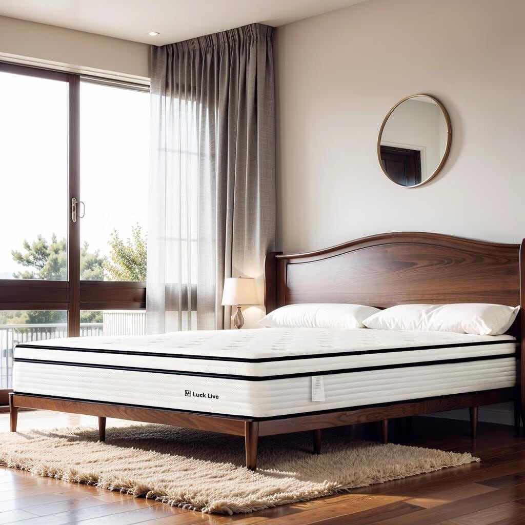 10 inch Medium Euro Top Gel Memory Foam Independent Bagged Spring Mattress in a Box