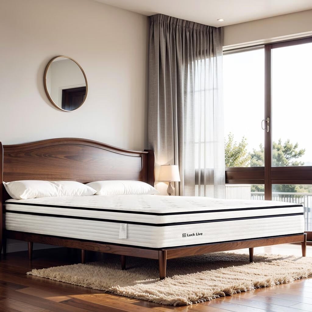 10 inch Medium Euro Top Gel Memory Foam Independent Bagged Spring Mattress in a Box