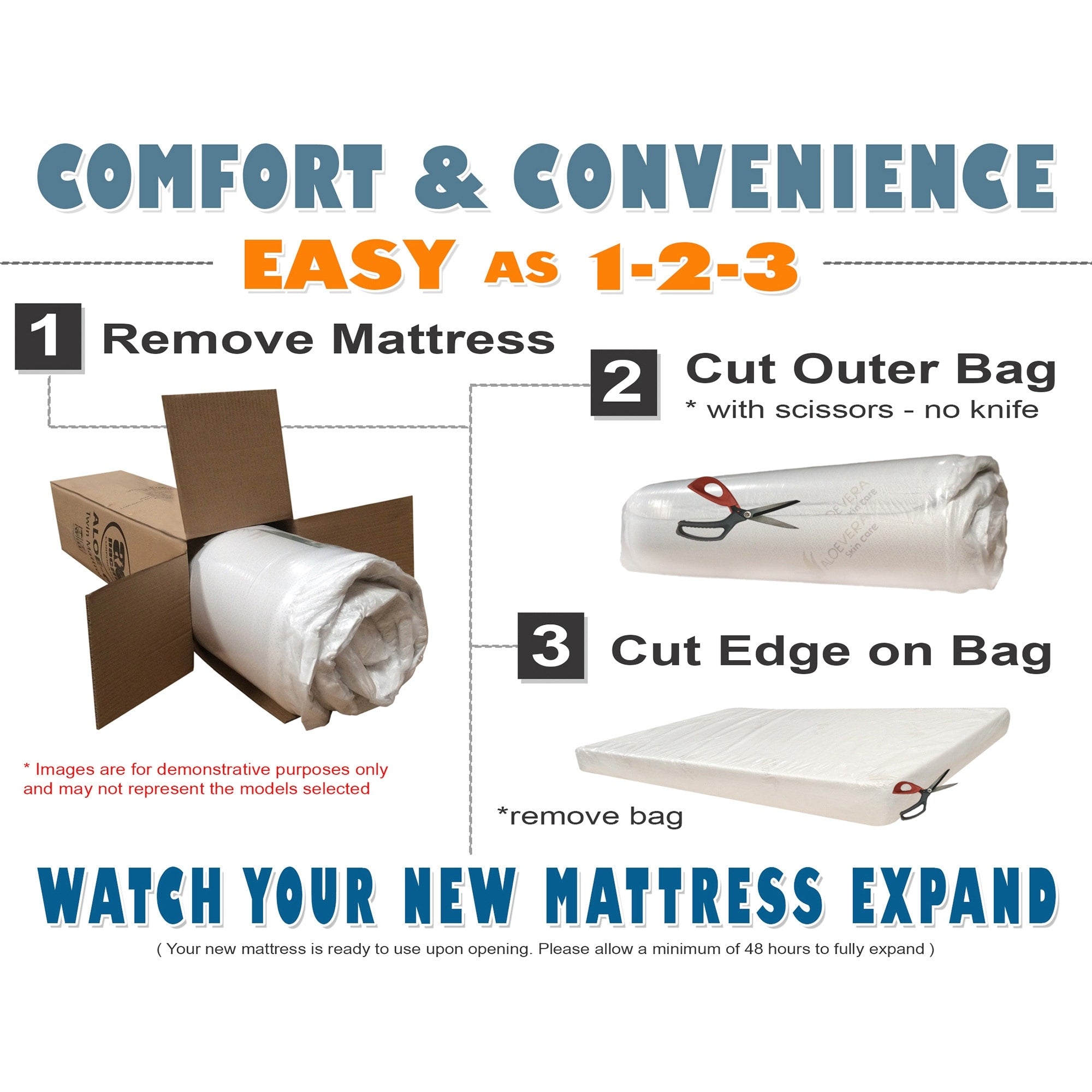 10-inch Memory Foam Comfort Temperature-Regulating Gel Beads Mattress