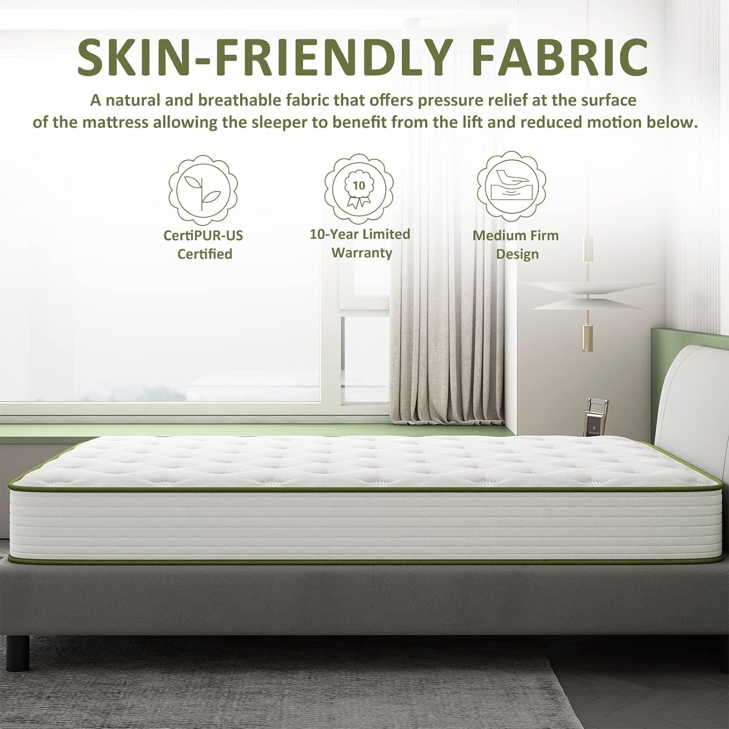 10-inch Memory Foam Hybrid Mattress in a Box