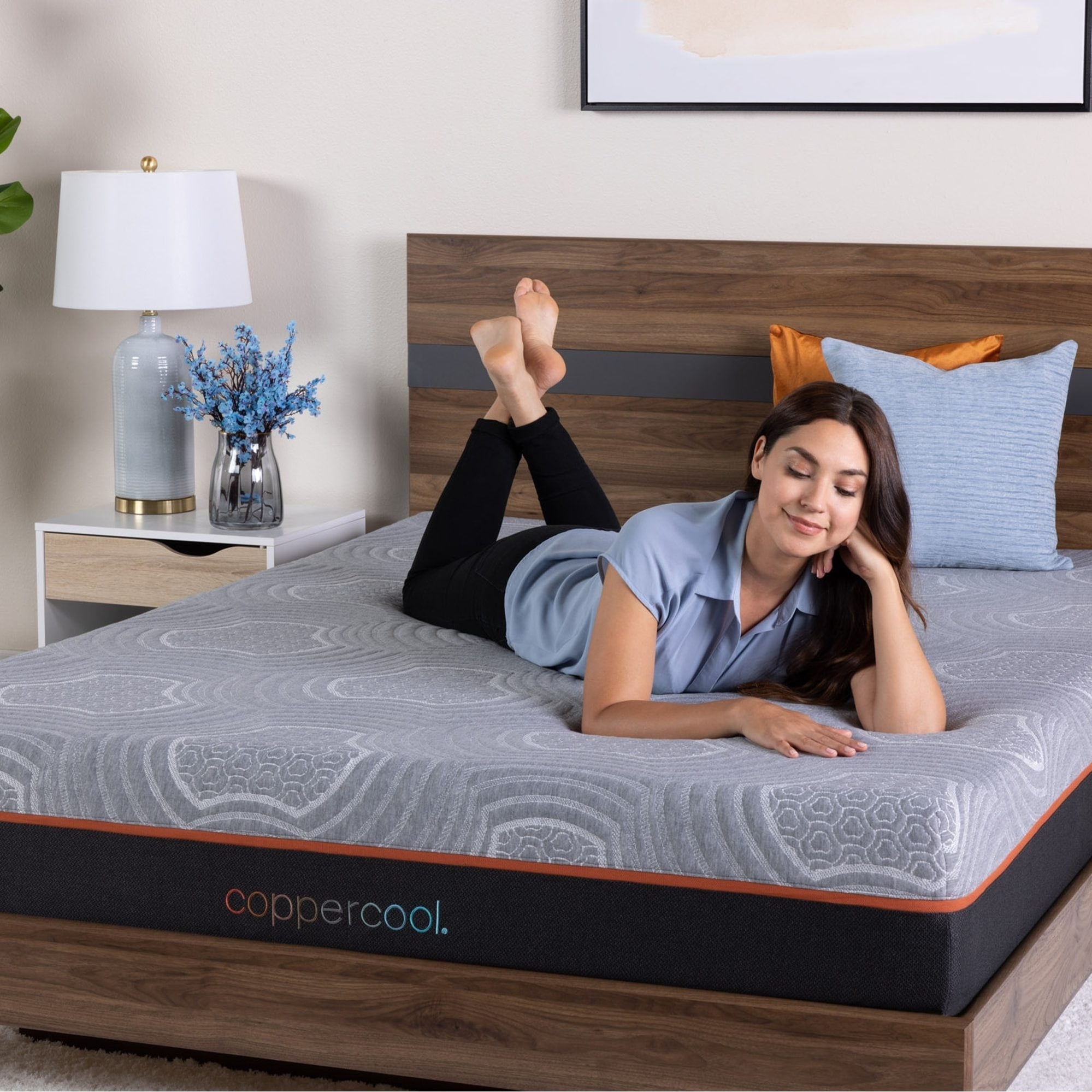 10-inch hybrid mattress with gel bead top