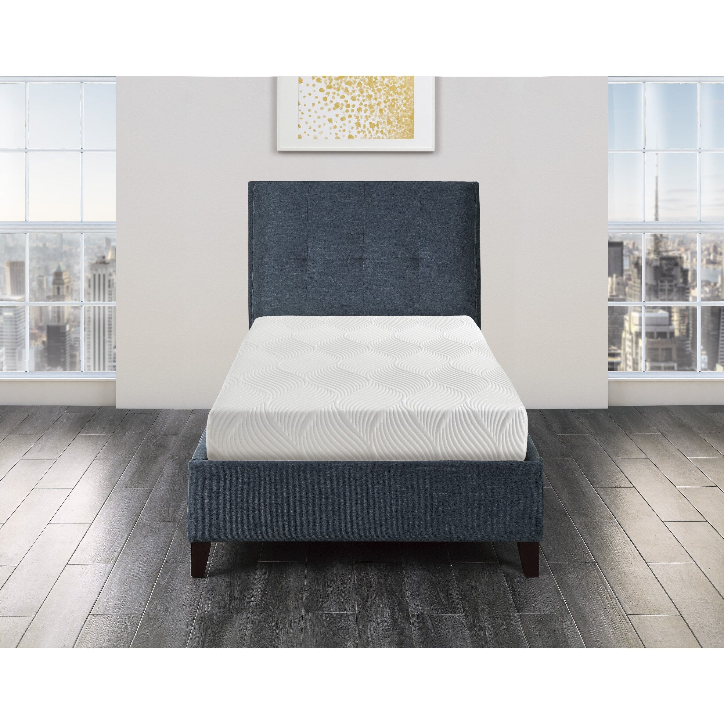 10 Bed Mattress Gel-Infused Memory Foam Mattress in a Box