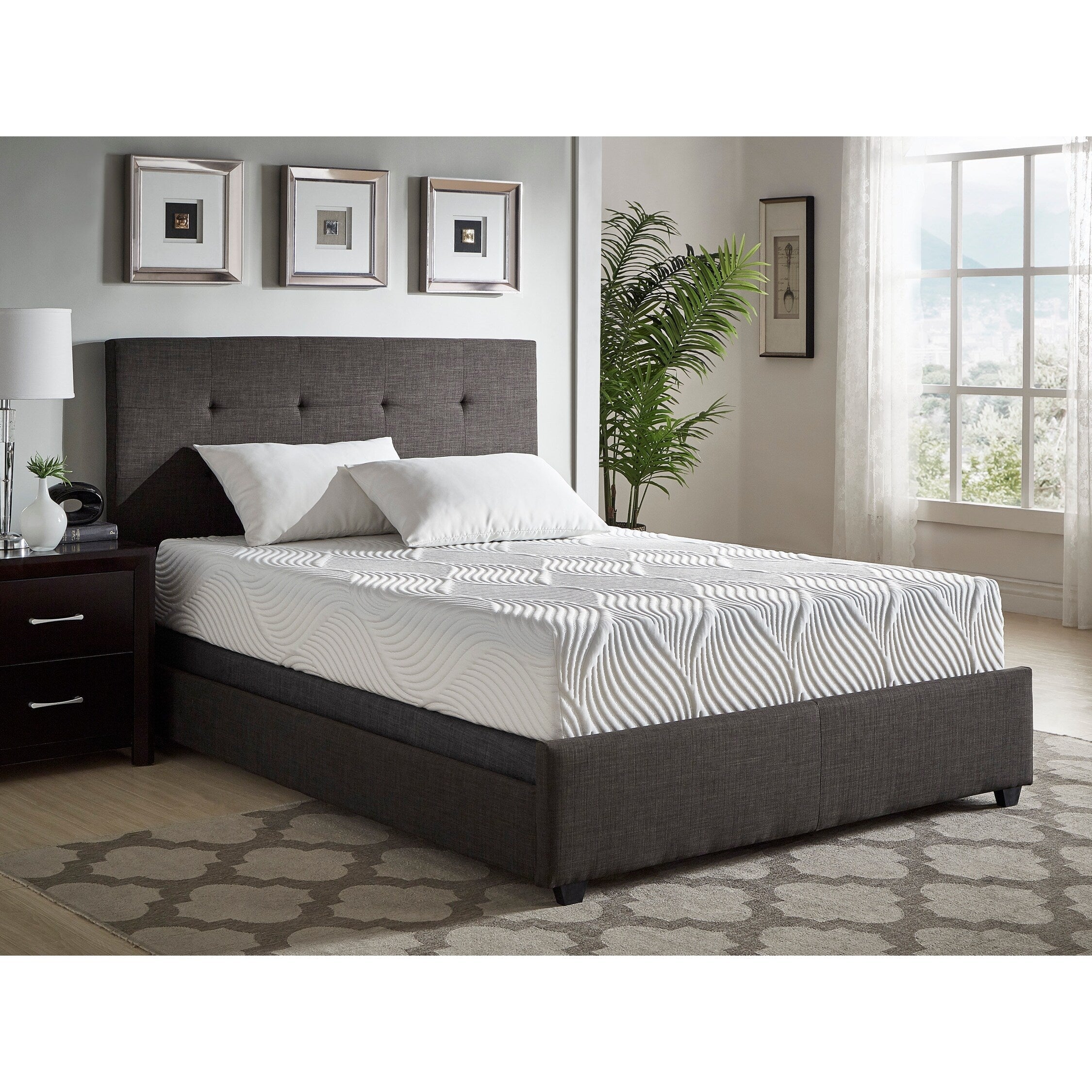10 Bed Mattress Gel-Infused Memory Foam Mattress in a Box
