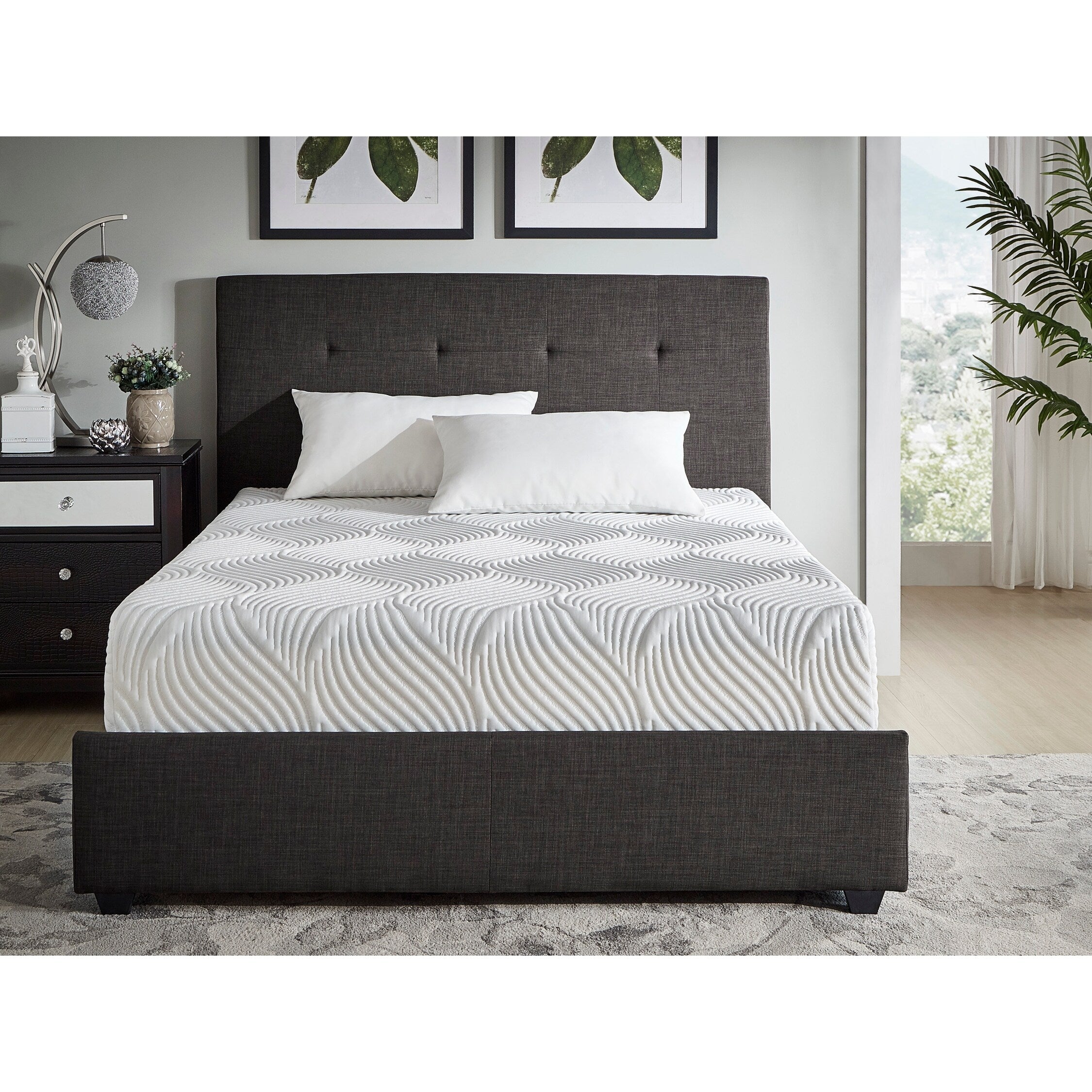 10 Bed Mattress Gel-Infused Memory Foam Mattress in a Box