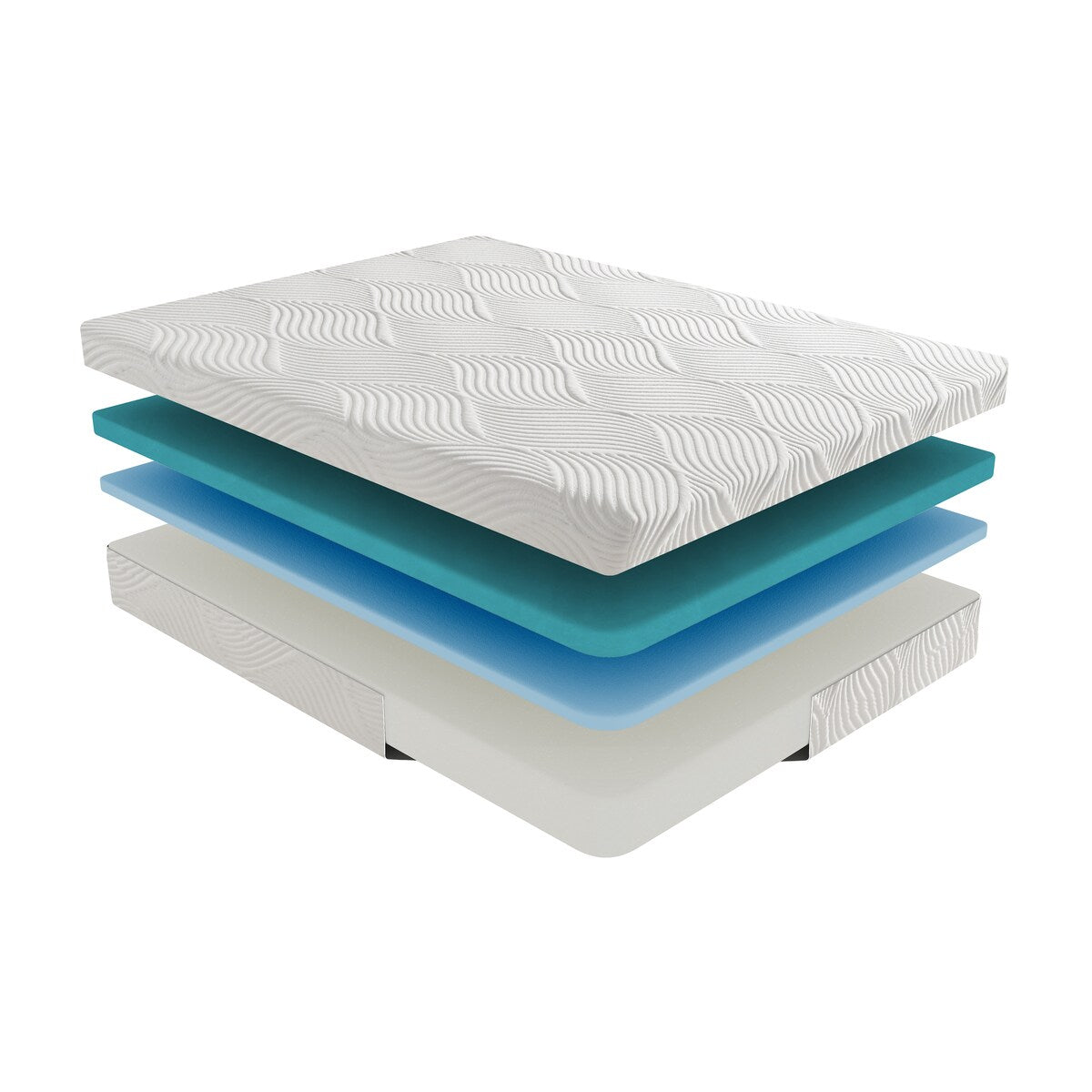 10 California King Mattress Breathable Cool Gel Memory Foam Mattress, White, Mattress in a Box, Comfort Mattress