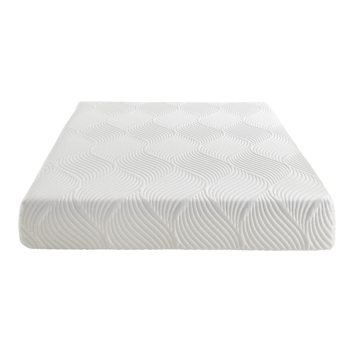 10 California King Mattress Breathable Cool Gel Memory Foam Mattress, White, Mattress in a Box, Comfort Mattress