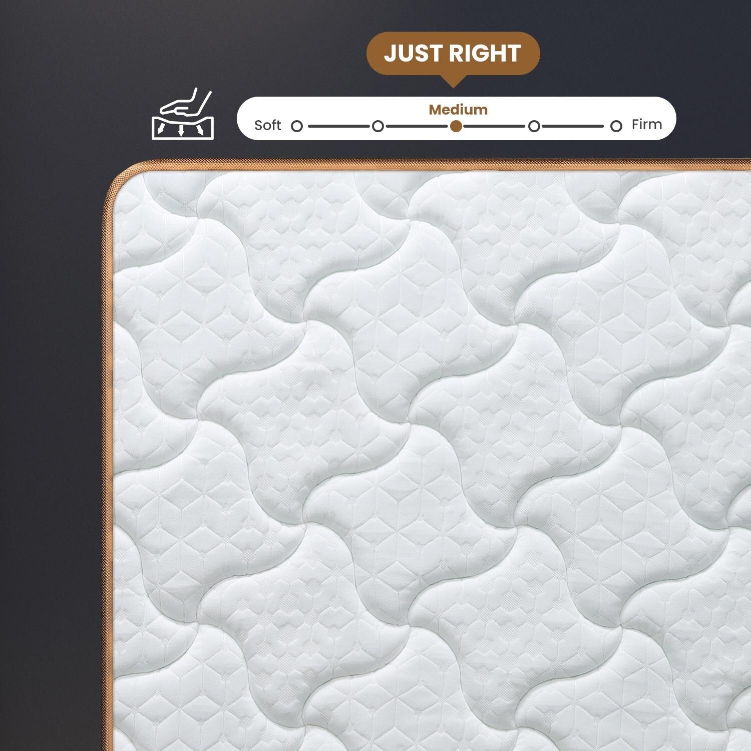 10 Full Plush Mattresses with Encased Coils & Gel Memory Foam,Fiberglass-Free,Motion Isolation-Edge Support,Mattress in a Box