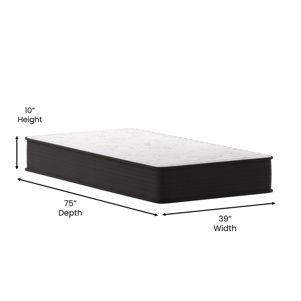 10 Hybrid Foam and Pocket Spring Mattress, Mattress in a Box