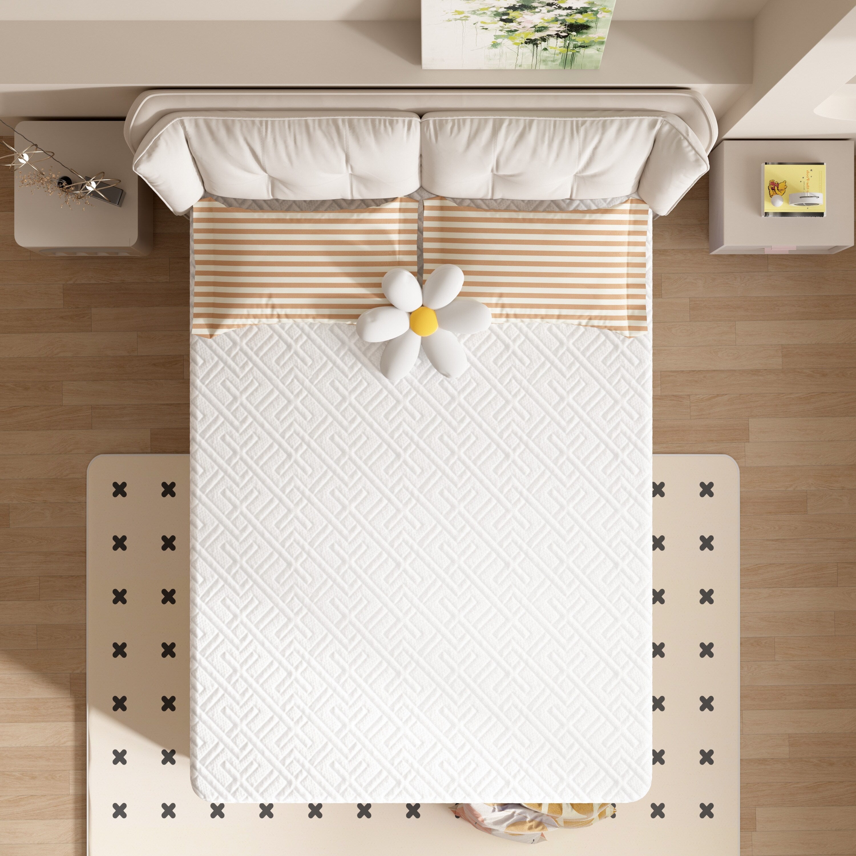 10 Medium Foam Mattress-in-a-Box