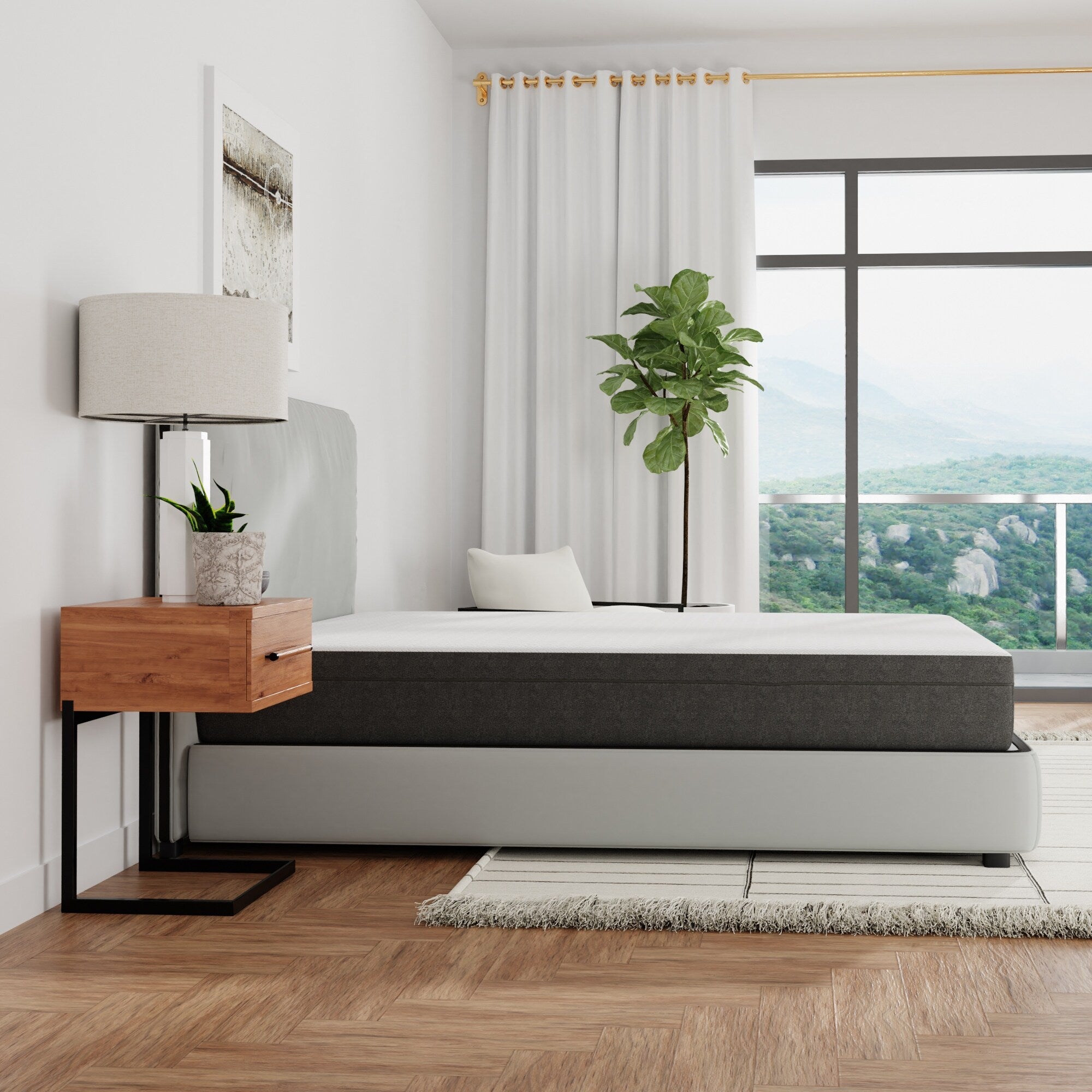 10 Medium Gel Memory Foam Mattress